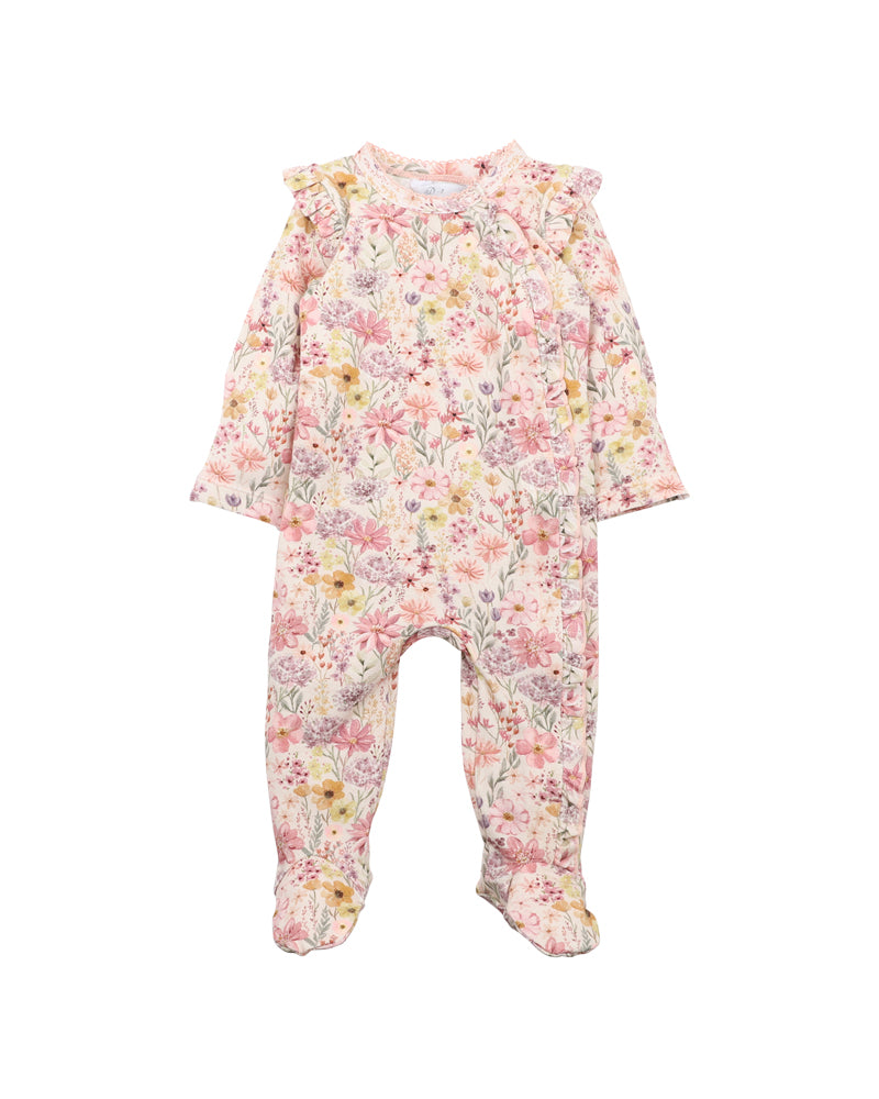 Thea Print LS Zip Onesie