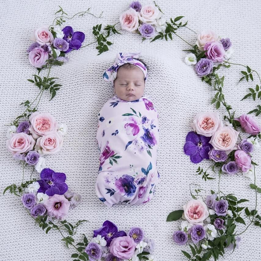Snuggle Swaddle & Top Knot