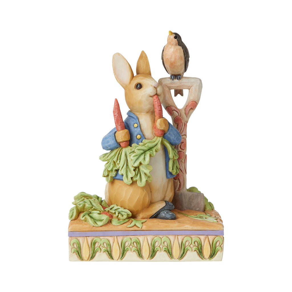 Peter Rabbit Eating Radishes